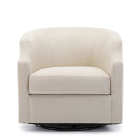 Fauteuil pivotant et inclinable de style tonneau