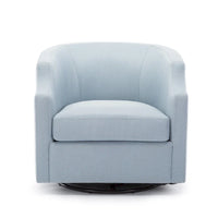 Fauteuil pivotant et inclinable de style tonneau