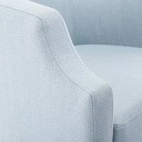 Fauteuil pivotant et inclinable de style tonneau