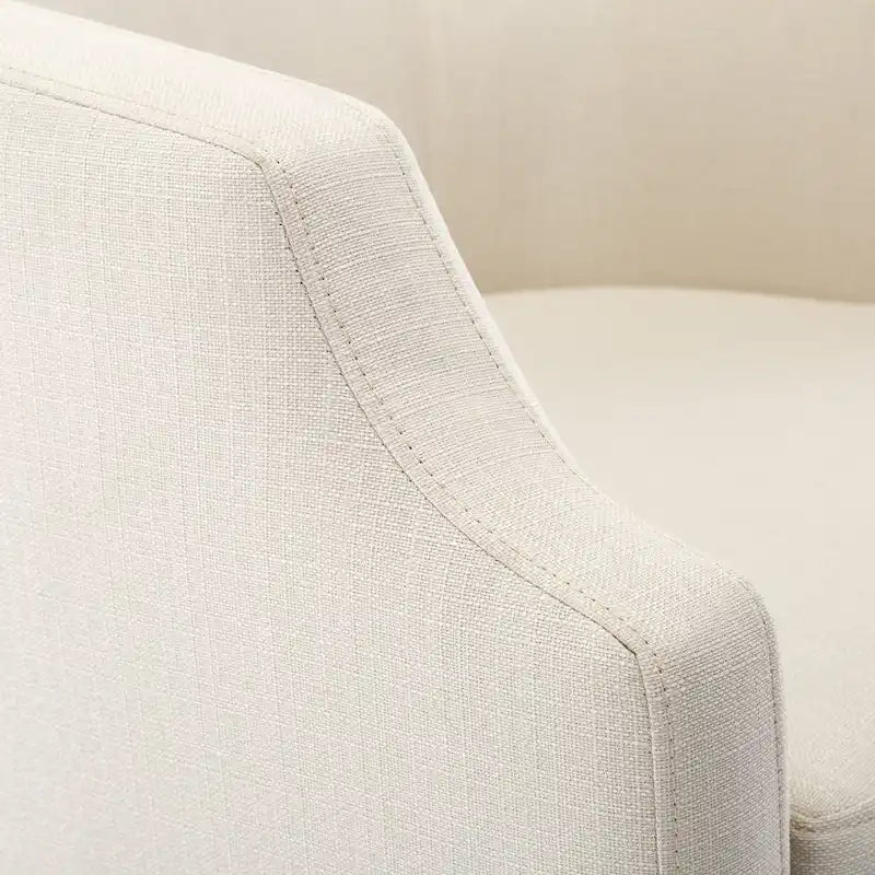 Fauteuil pivotant et inclinable de style tonneau