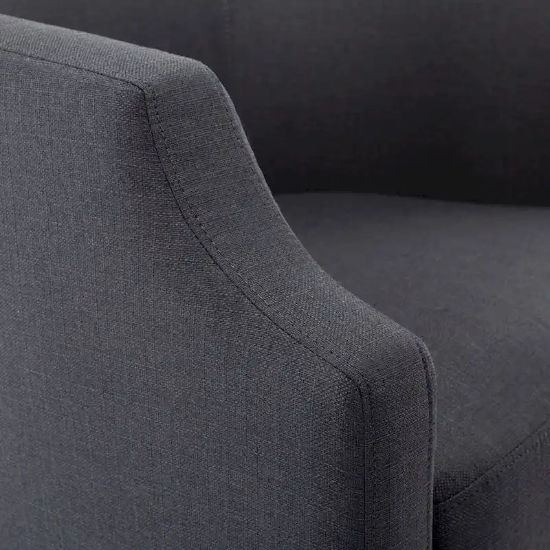 Fauteuil pivotant et inclinable de style tonneau