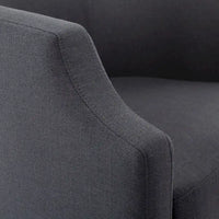 Fauteuil pivotant et inclinable de style tonneau