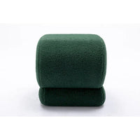 Tabouret de maquillage/repose-pieds moderne en tissu courbé en S