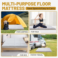 Matelas Futon Japonais Enroulable de Sol DoCred avec Sac de Rangement