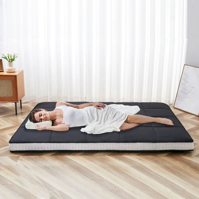Matelas Futon Japonais Enroulable de Sol DoCred avec Sac de Rangement