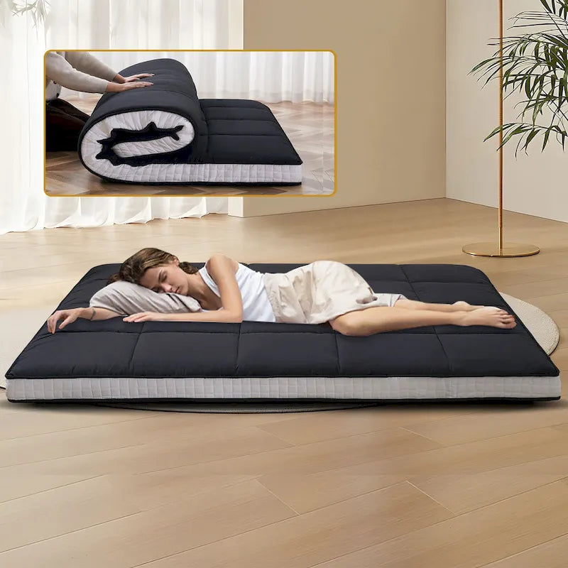 Matelas Futon Japonais Enroulable de Sol DoCred avec Sac de Rangement