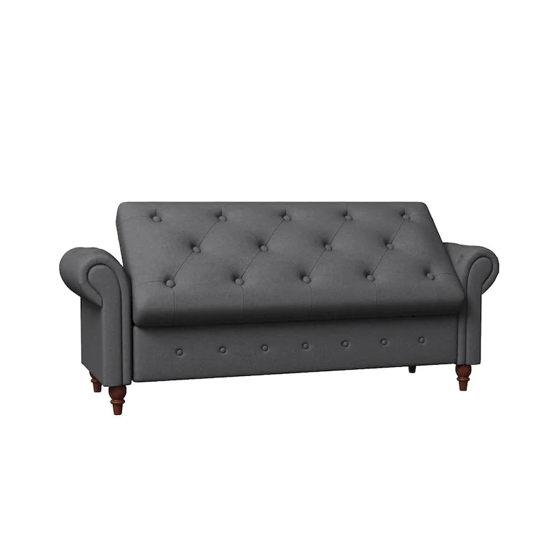 Banc de rangement moderne pour lit, banc à chaussures, repose-pieds avec accoudoirs roulés