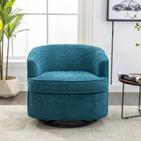 Fauteuil pivotant rond rembourré moderne SEYNAR pour le salon