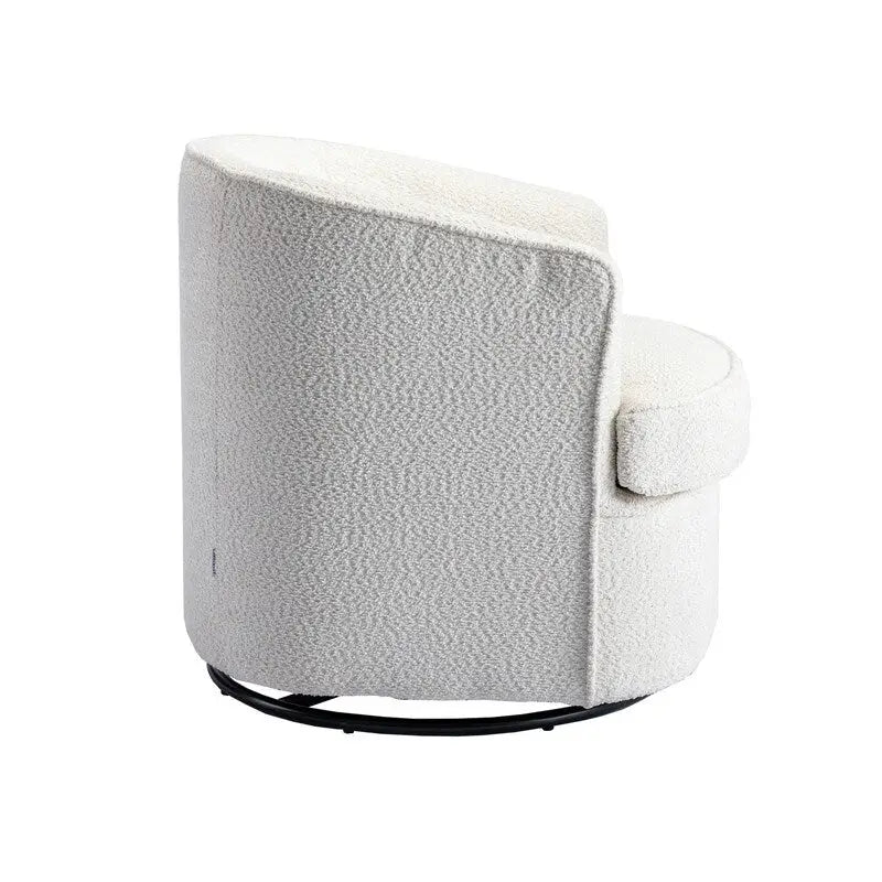 Fauteuil pivotant rond rembourré moderne SEYNAR pour le salon