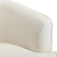Fauteuil pivotant rond rembourré moderne SEYNAR pour le salon
