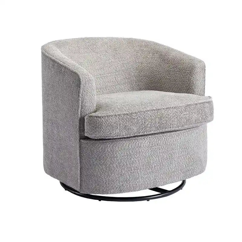 Fauteuil pivotant rond rembourré moderne SEYNAR pour le salon