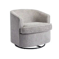 Fauteuil pivotant rond rembourré moderne SEYNAR pour le salon