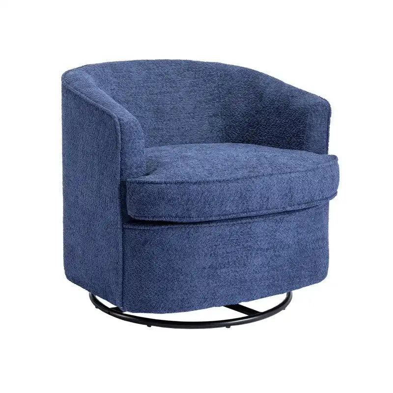 Fauteuil pivotant rond rembourré moderne SEYNAR pour le salon