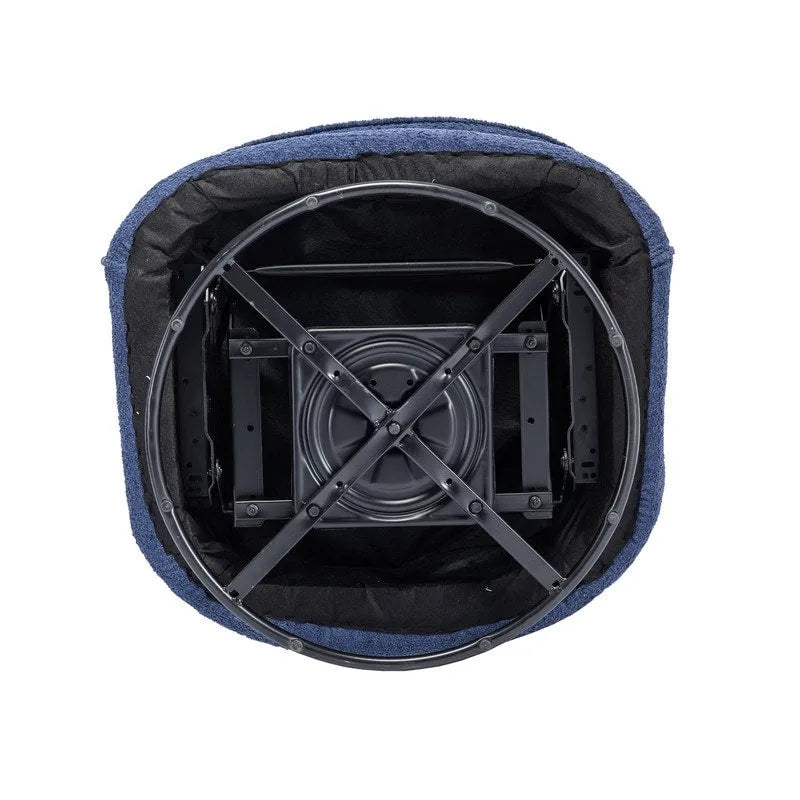 Fauteuil pivotant rond rembourré moderne SEYNAR pour le salon