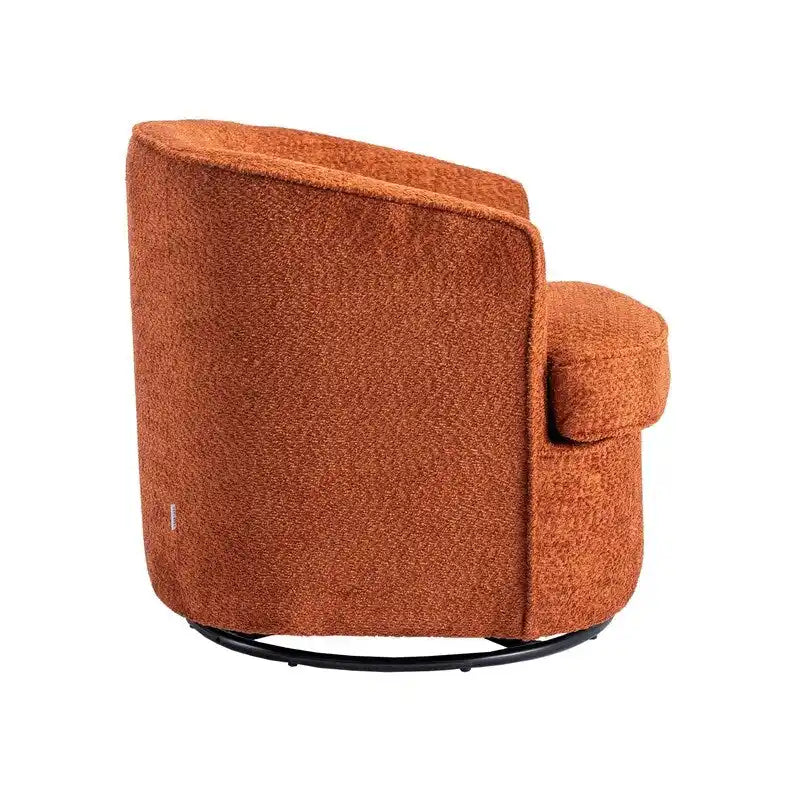 Fauteuil pivotant rond rembourré moderne SEYNAR pour le salon