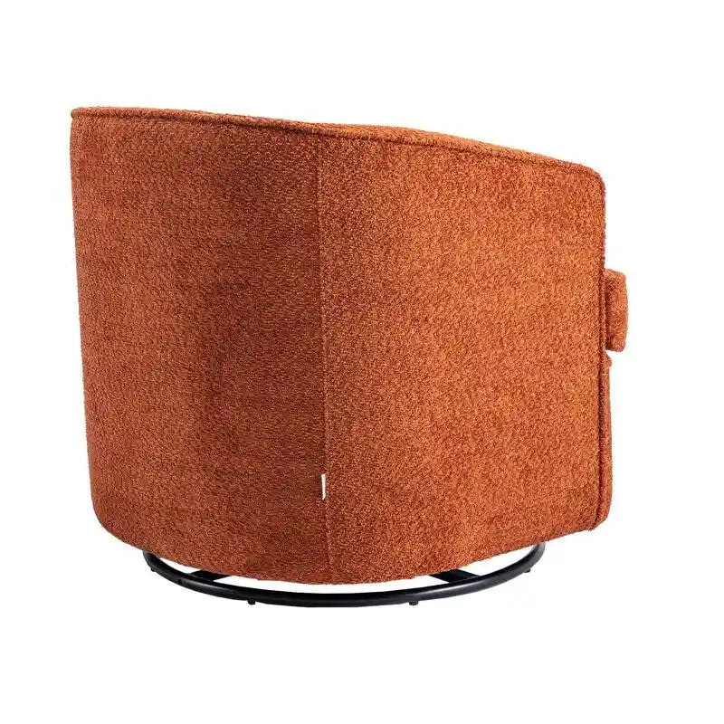 Fauteuil pivotant rond rembourré moderne SEYNAR pour le salon