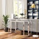 Table de canapé contemporaine 52 pouces à plateau en verre Pelmont par Furniture of America