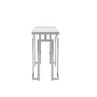 Table de canapé contemporaine 52 pouces à plateau en verre Pelmont par Furniture of America