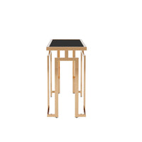 Table de canapé contemporaine 52 pouces à plateau en verre Pelmont par Furniture of America