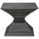 Table d'appoint géométrique en bois Uttermost Andes - 22 L X 18 H X 22 P (po)