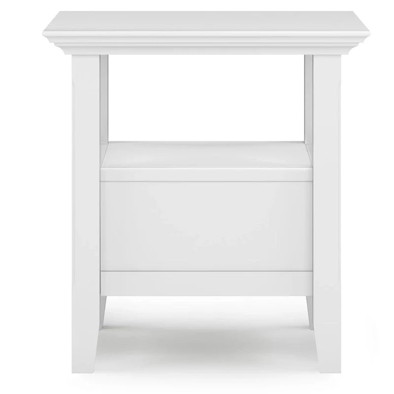 WYNDENHALL Halifax Table d'appoint carrée en bois massif de 48,26 cm – 48,26 cm de large