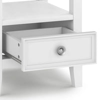 WYNDENHALL Halifax Table d'appoint carrée en bois massif de 48,26 cm – 48,26 cm de large