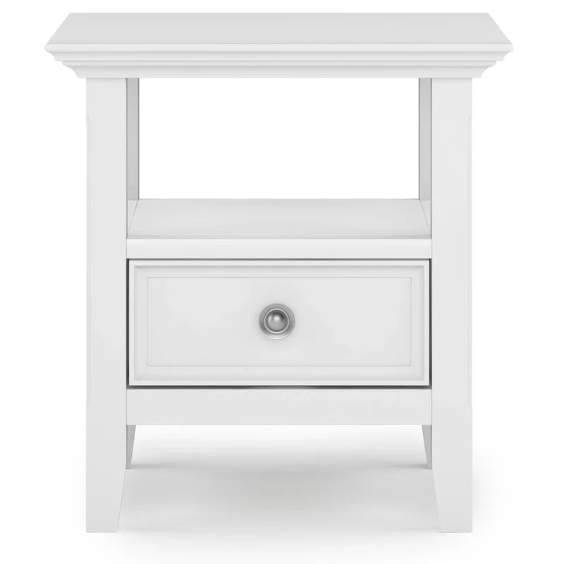 WYNDENHALL Halifax Table d'appoint carrée en bois massif de 48,26 cm – 48,26 cm de large