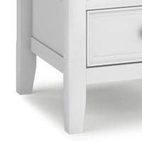 WYNDENHALL Halifax Table d'appoint carrée en bois massif de 48,26 cm – 48,26 cm de large