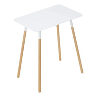 Table d'appoint Yamazaki Home, acier, supporte 10 kg, assemblage minimal - L 30 x l 45 x H 50 cm