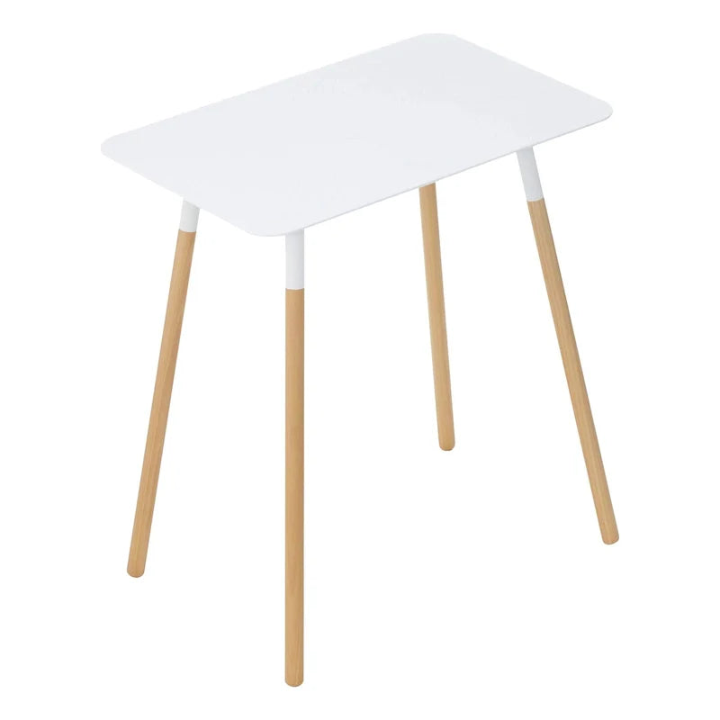 Table d'appoint Yamazaki Home, acier, supporte 10 kg, assemblage minimal - L 30 x l 45 x H 50 cm