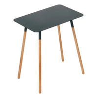 Table d'appoint Yamazaki Home, acier, supporte 10 kg, assemblage minimal - L 30 x l 45 x H 50 cm