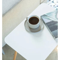 Table d'appoint Yamazaki Home, acier, supporte 10 kg, assemblage minimal - L 30 x l 45 x H 50 cm