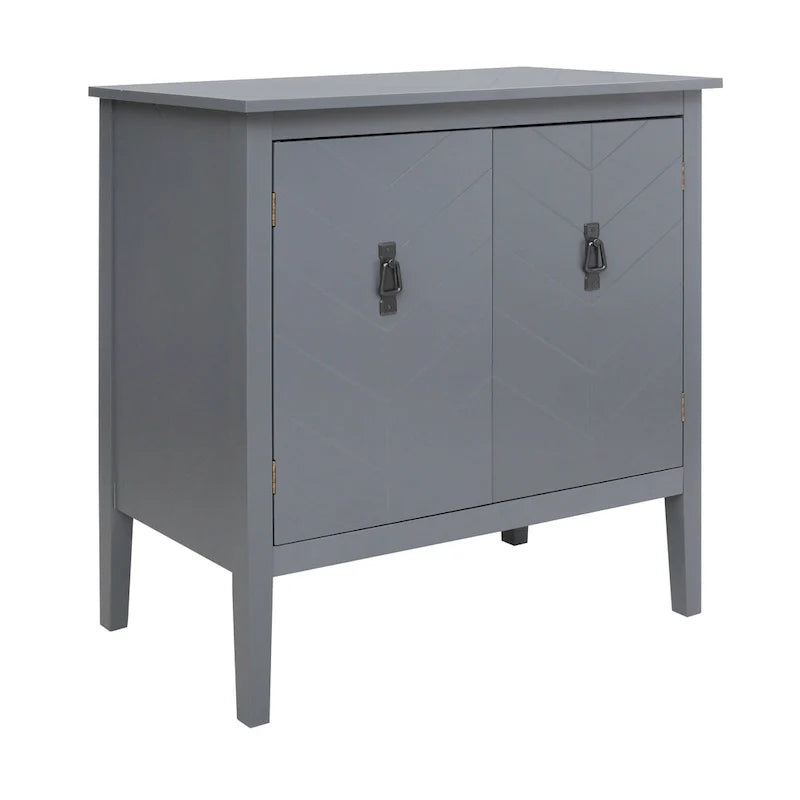 Armoires en bois à 2 portes, buffet de style vintage en bois