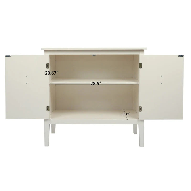 Armoires en bois à 2 portes, buffet de style vintage en bois