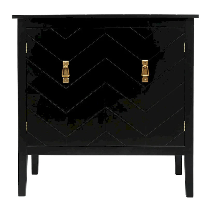 Armoires en bois à 2 portes, buffet de style vintage en bois