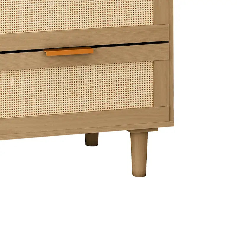 Commode en rotin 6 tiroirs tiroir en rotin,