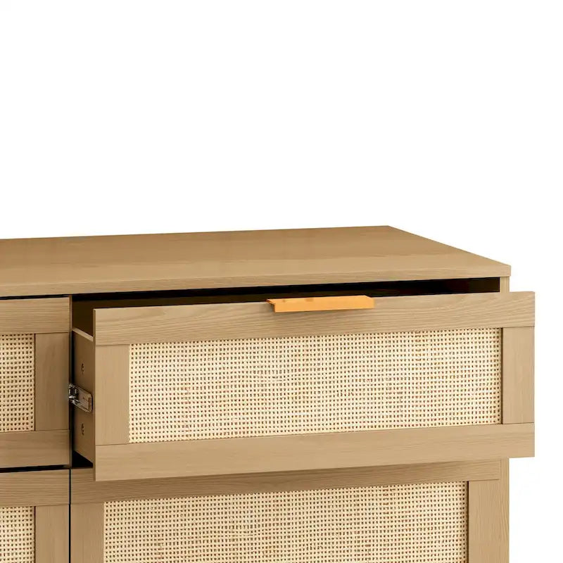 Commode en rotin 6 tiroirs tiroir en rotin,