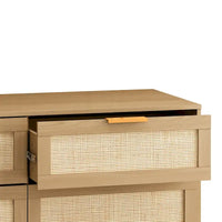 Commode en rotin 6 tiroirs tiroir en rotin,