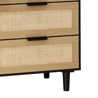 Commode en rotin 6 tiroirs tiroir en rotin,