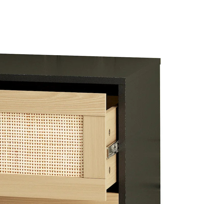 Commode en rotin 6 tiroirs tiroir en rotin,