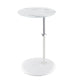Table d'appoint avec plateau en marbre réglable en hauteur