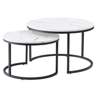 Lot de 2 tables basses gigognes