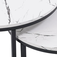 Lot de 2 tables basses gigognes