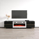 Meuble TV cheminée Bono 01 WH-EF