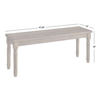 Ensemble de salle à manger 5 pièces Simple Living en bois brûlé