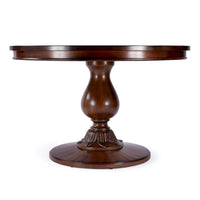 Table à manger piédestal ronde Evie 48