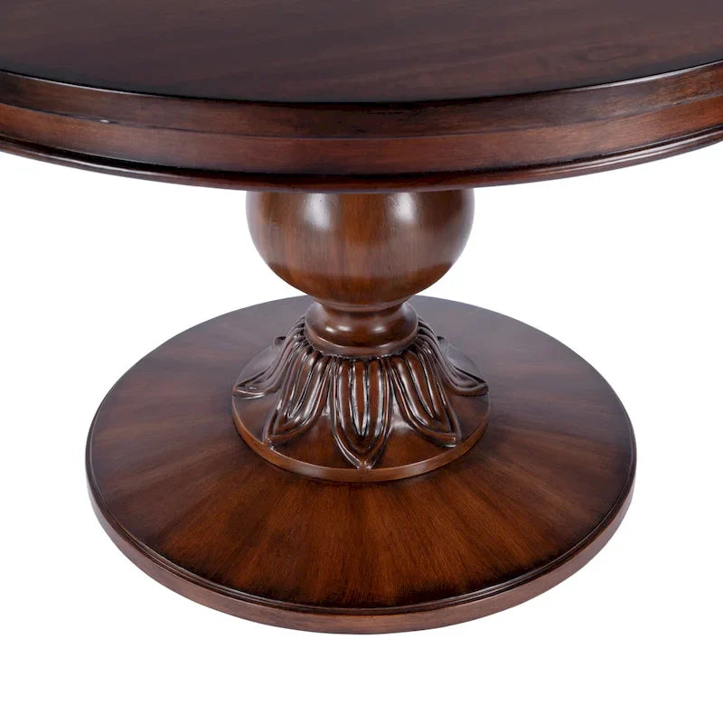 Table à manger piédestal ronde Evie 48
