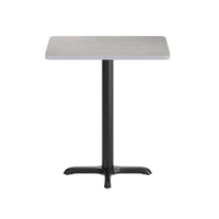 Plateau de table rectangulaire stratifié 24 x 30 avec base de table hauteur 22 x 22 - 24L x 30P x 31,125H