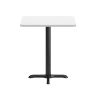 Plateau de table rectangulaire stratifié 24 x 30 avec base de table hauteur 22 x 22 - 24L x 30P x 31,125H