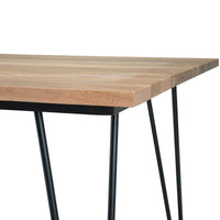 Table à manger industrielle en bois Moreno WYNDENHALL